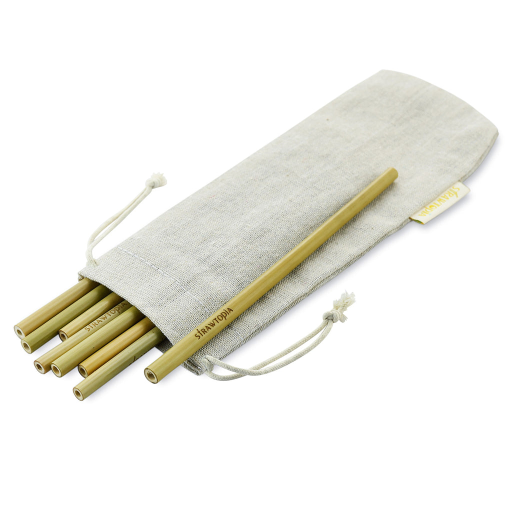 Reusable Bamboo Straws 7.7 inches — STRAWTOPIA