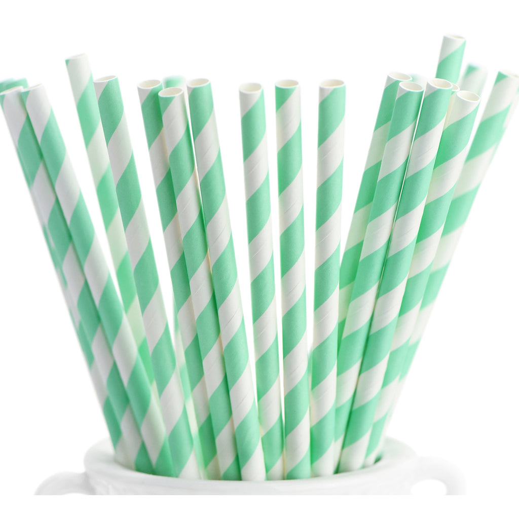 Green  Red Triangle Paper Straws — STRAWTOPIA