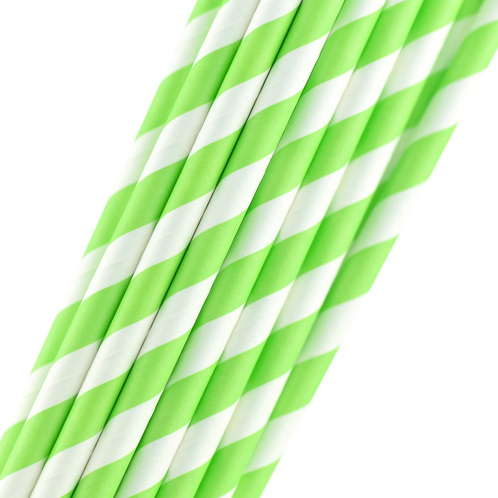 Green  Red Triangle Paper Straws — STRAWTOPIA