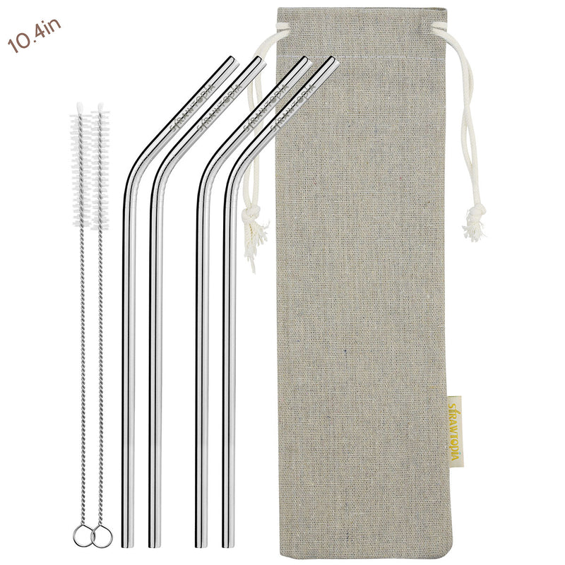 Stainless Steel Bendable Straws 26 inch Pack of 5 : extra long, flexible  metal drinking straws