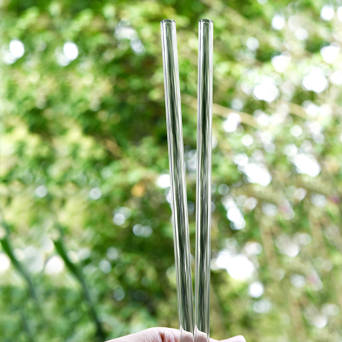 Clear Glass Straw for Glass Can 8x10mm Thick Reusable Straw for